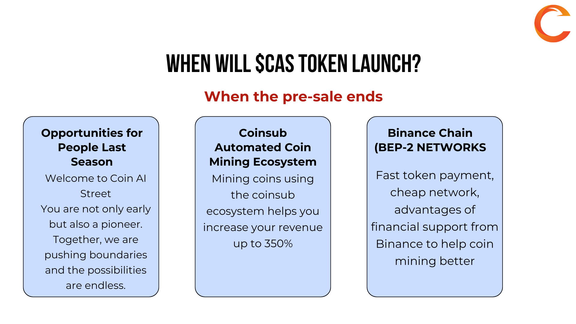 The Coin Ai street white paper will help us better understand the $CAS token and the Coinsub Ecosystem